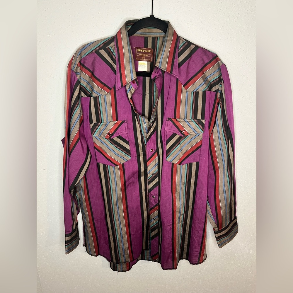 Western men’s button down long sleeve shirt size 16.5